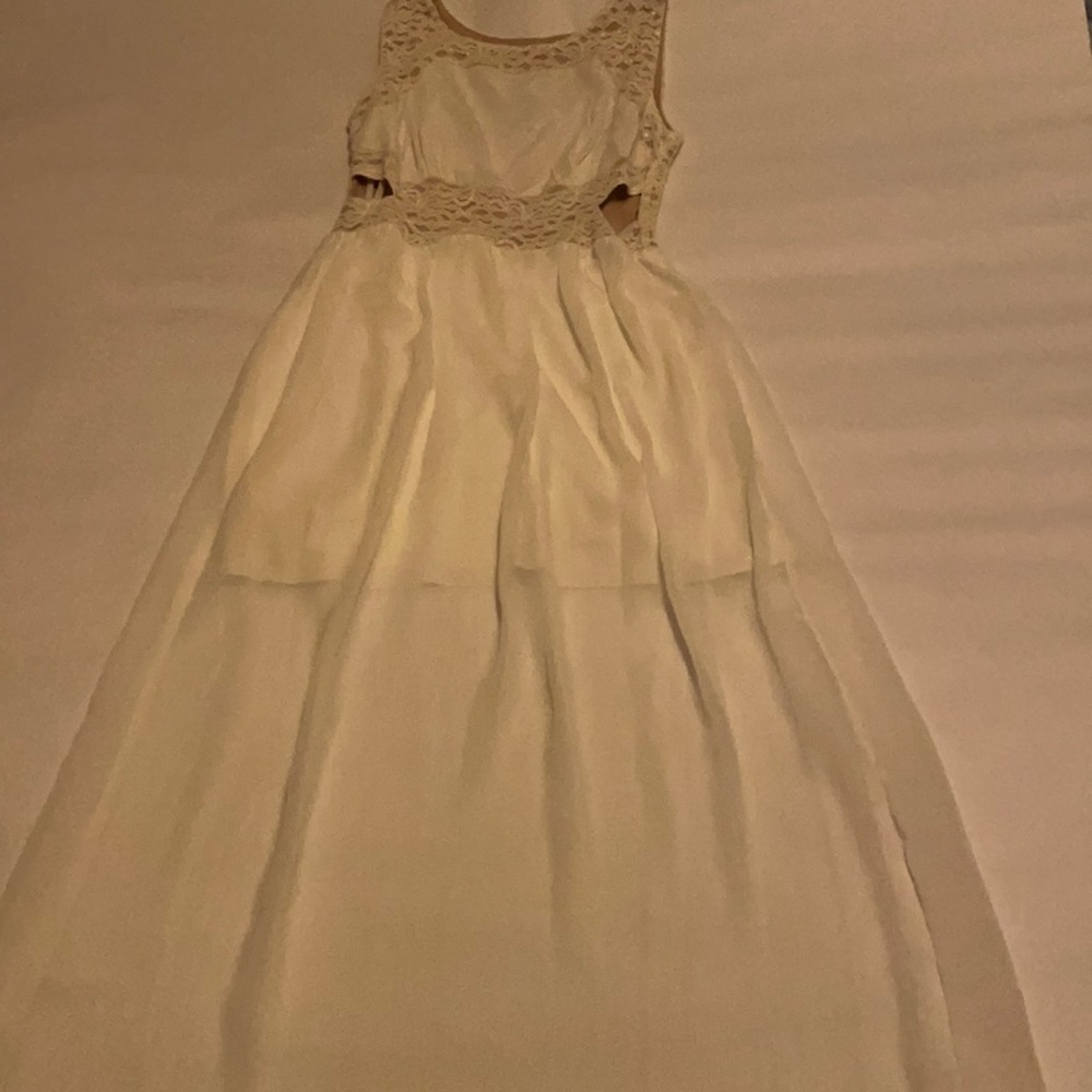 IVY/NUDE WHITE junior maxi dress